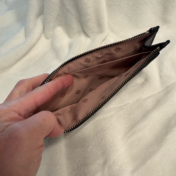 Kate Spade Black Zip Pouch - Picture 3 of 7